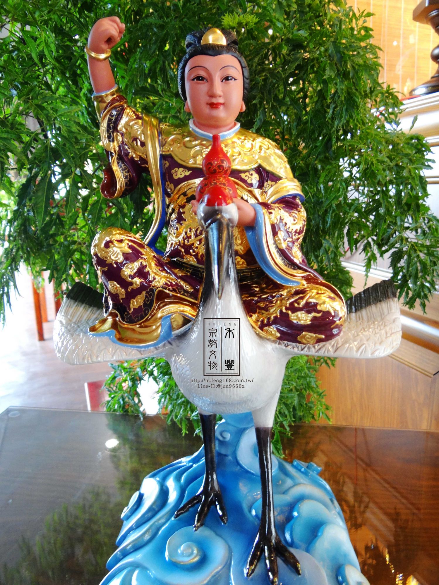 玉皇三公主神像图片